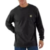 Carhartt Workwear langärmliges T-Shirt, Schwarz