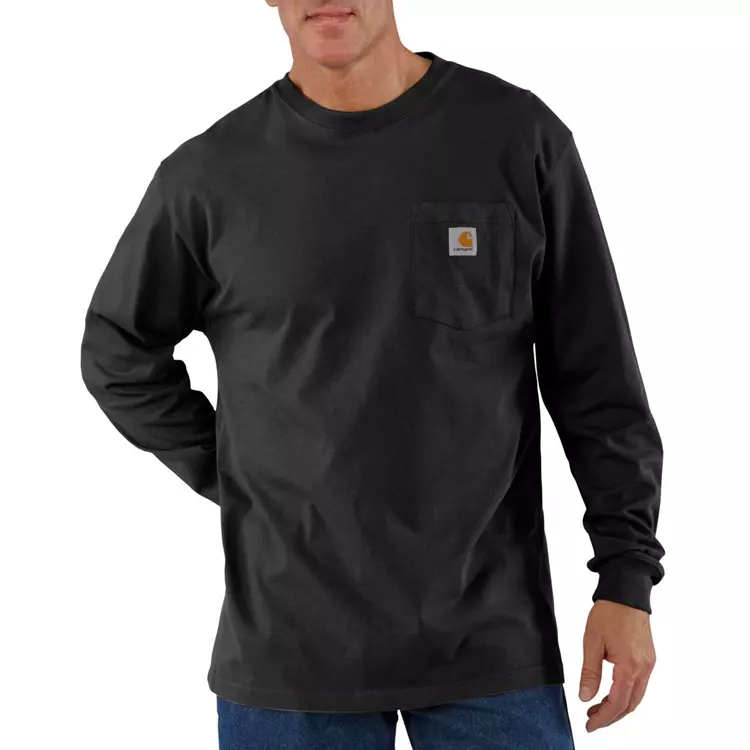 Carhartt Workwear langärmliges T-Shirt, Schwarz