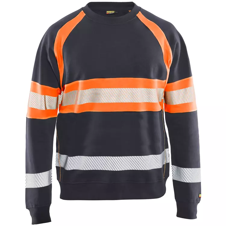 Blåkläder Sweatshirt, Mittelgrau/Hi-Vis Gelb – Bild 4