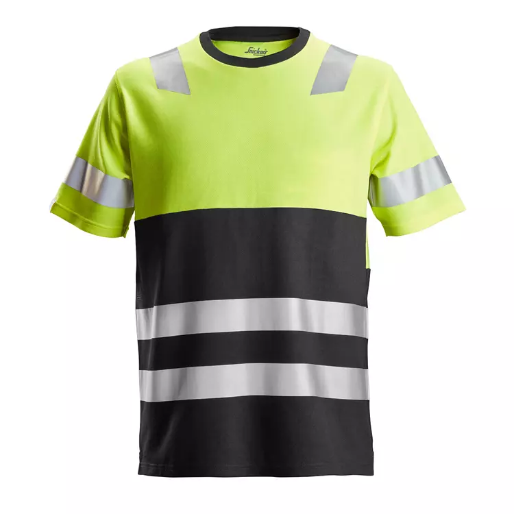 Snickers Workwear Snickers AllroundWork T-Shirt, Hi-vis Gelb/Schwarz – Bild 2