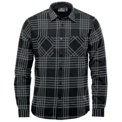 Stormtech Santa FE Langärmliges Flanellhemd, Royal blue/black