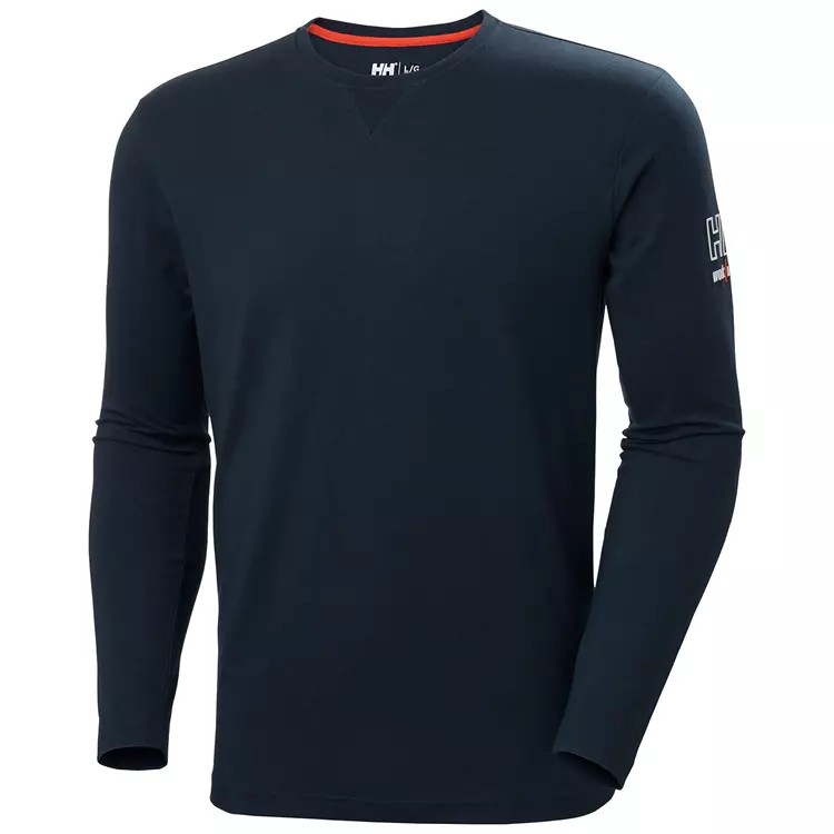 Helly Hansen Workwear Helly Hansen Kensington langärmliges T-Shirt, Navy – Bild 4
