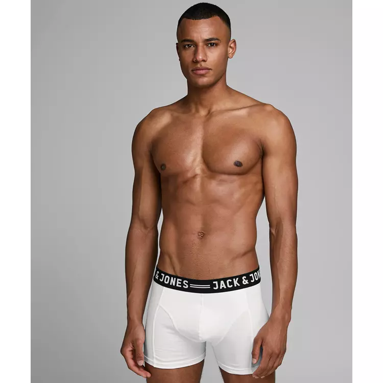 Jack & Jones Sense 3er Pack Boxershorts, Schwarz – Bild 2