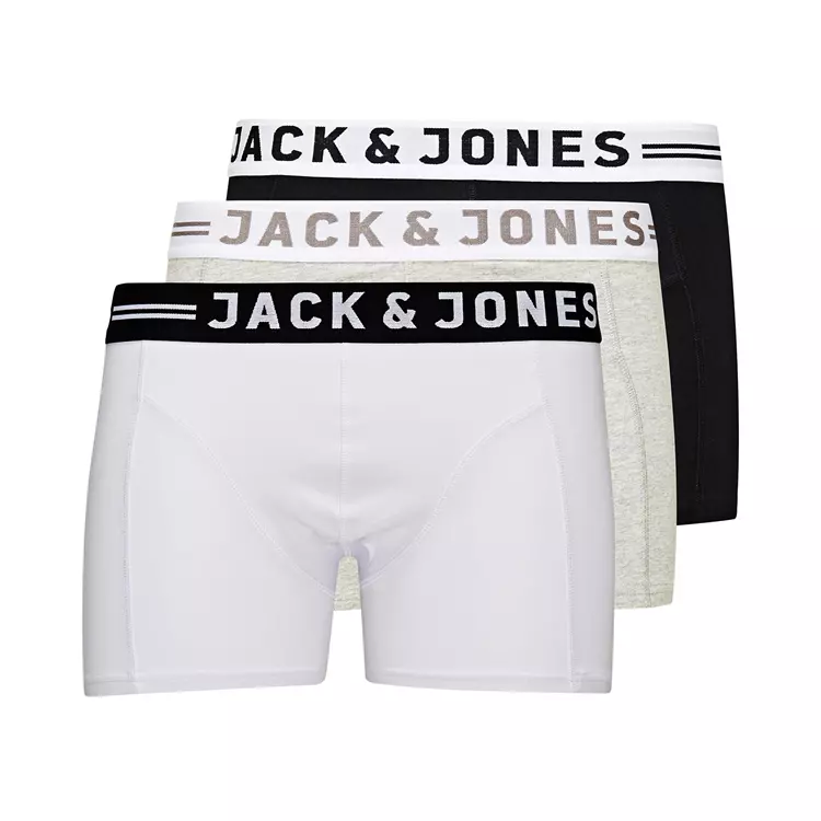 Jack & Jones Sense 3er Pack Boxershorts, Schwarz – Bild 3