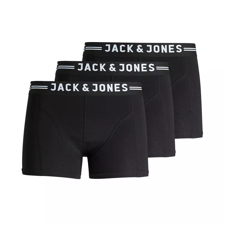 Jack & Jones Sense 3er Pack Boxershorts, Schwarz – Bild 4