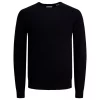 Jack & Jones JJEEMIL Strickpullover, Oatmeal Melange