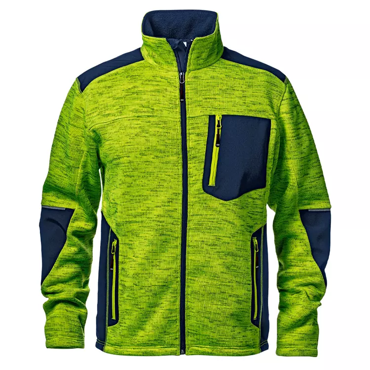 SIR Safety System SIR Safety Figther Cardigan, Gelb melange – Bild 3