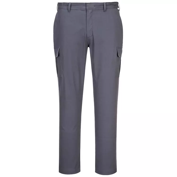 Portwest Stretch Slimfit Diensthose, Dunkel Marine – Bild 3