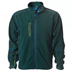 Kramp Fleecejacke, Königsblau/Marine Grün/marine