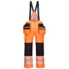 Portwest PW3 WinterHandwerkerlatzhose, Hi-Vis Orange/Schwarz