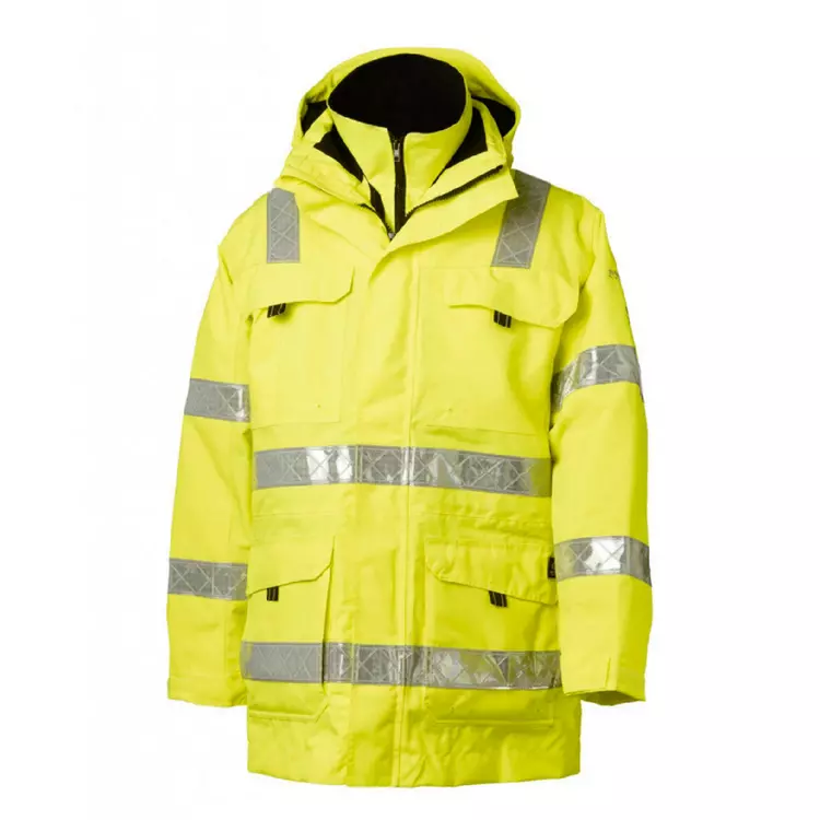 Viking Rubber Co. Viking Superior 3-i-1 Parka, Hi-Vis Gelb