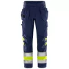Fristads Green Handwerkerhose 2640 GPLU, Marine/Hi-Vis gelb