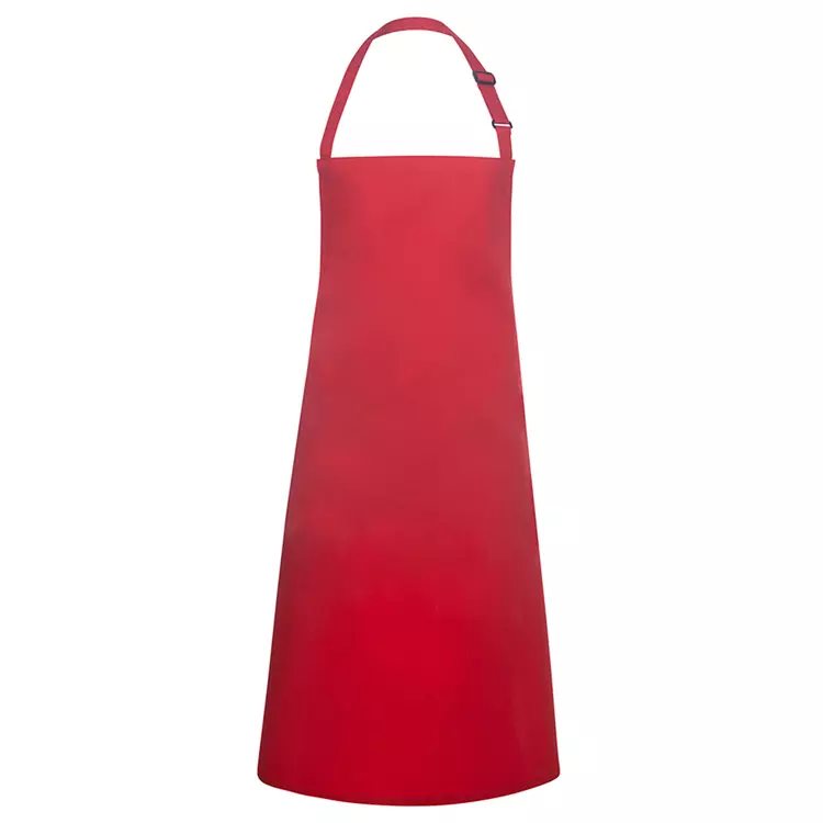 Karlowsky Basic wasserabweisende Latzschürze, Weiß Schwarz – Bild 5