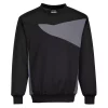 Portwest PW2 Sweatshirt, Marine/Königsblau Schwarz/grau