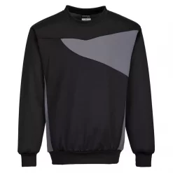 Portwest PW2 Sweatshirt, Marine/Königsblau Schwarz/grau