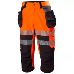 Helly Hansen Workwear Helly Hansen ICU BRZ 3/4-Handwerkerhose full stretch, Hi-vis Orange/Ebony