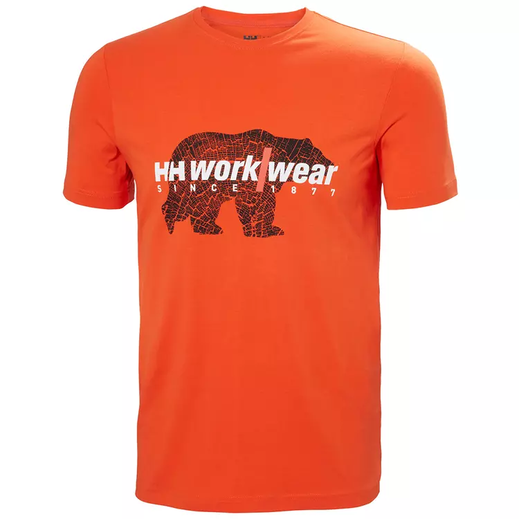 Helly Hansen Workwear Helly Hansen T-Shirt, Dunkel Orange