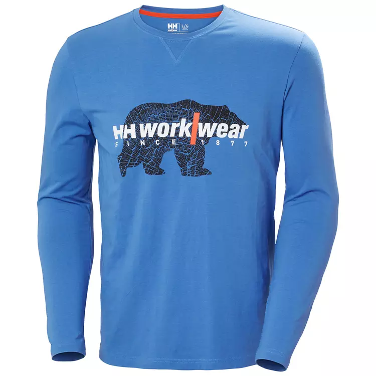Helly Hansen Workwear Helly Hansen langärmliges T-Shirt, Schwarz – Bild 4
