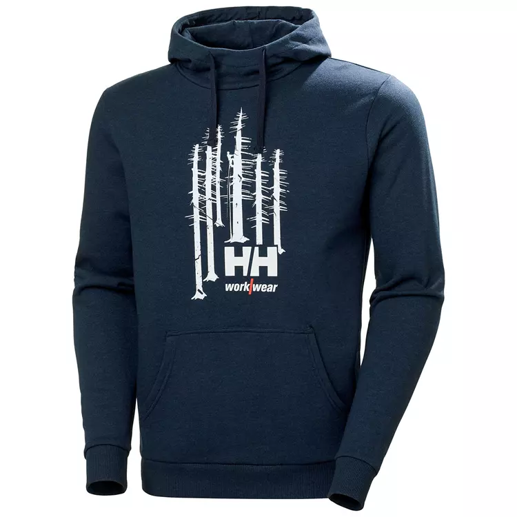 Helly Hansen Workwear Helly Hansen Hoodie, Navy melange – Bild 2