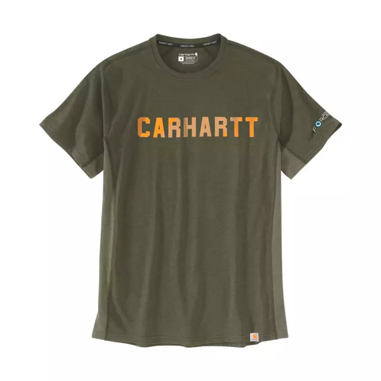 Carhartt Workwear Carhartt Force T-Shirt, Basil Heather – Bild 2