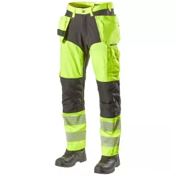 L.Brador Handwerkerhose 1075PB, Hi-Vis Orange/Schwarz