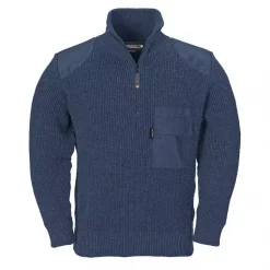 Terrax Workwear Terrax Strickpullover mit Reißverschluss, Anthrazit