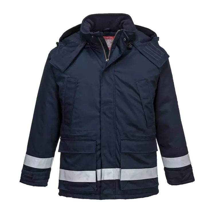 Portwest BizFlame Winterjacke, Königsblau Orange