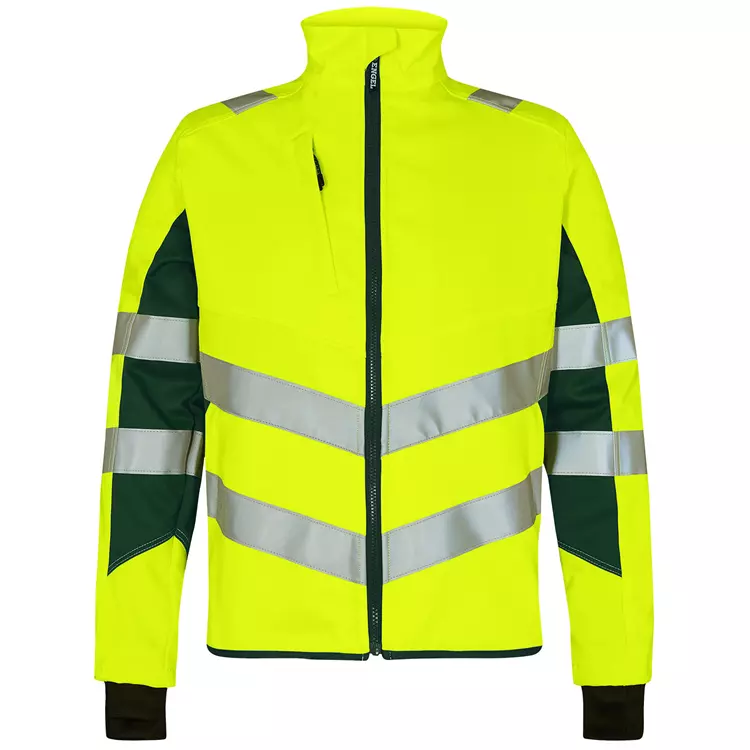 Engel Workwear Engel Safety Arbeitsjacke, Hi-vis orange/Grau – Bild 8