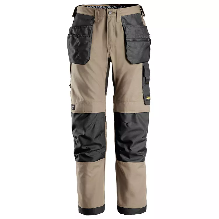 Snickers Workwear Snickers AllroundWork Canvas+ Handwerkerhose, Schwarz – Bild 5