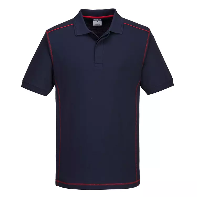 Portwest Poloshirt, Marine/Rot