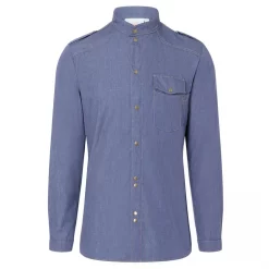 Karlowsky PASSION langärmliges Kochhemd, Vintage Schwarz