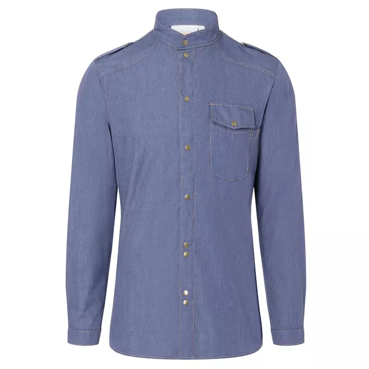 Karlowsky PASSION langärmliges Kochhemd, Vintage Schwarz