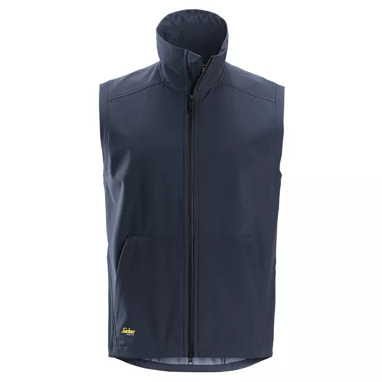 Snickers Workwear Snickers AllroundWork Softshellweste, Stahlgrau – Bild 2