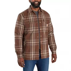 Carhartt Workwear Carhartt Flannel Gefüttert Hemd, Burnt Sienna
