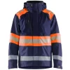 Blåkläder Shelljacke, Schwarz/Hi-Vis Rot