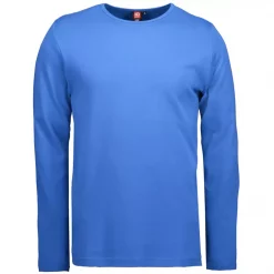 ID Identity ID Interlock langärmeliges T-Shirt, Anthrazit