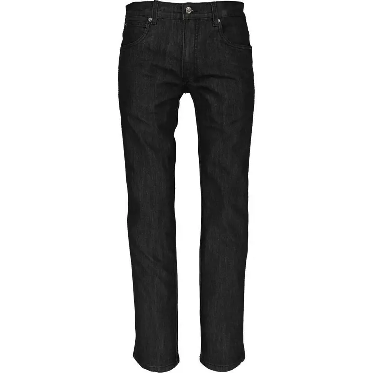 Roberto Jeans Reg. Fit mit Stretch, Schwarz – Bild 2