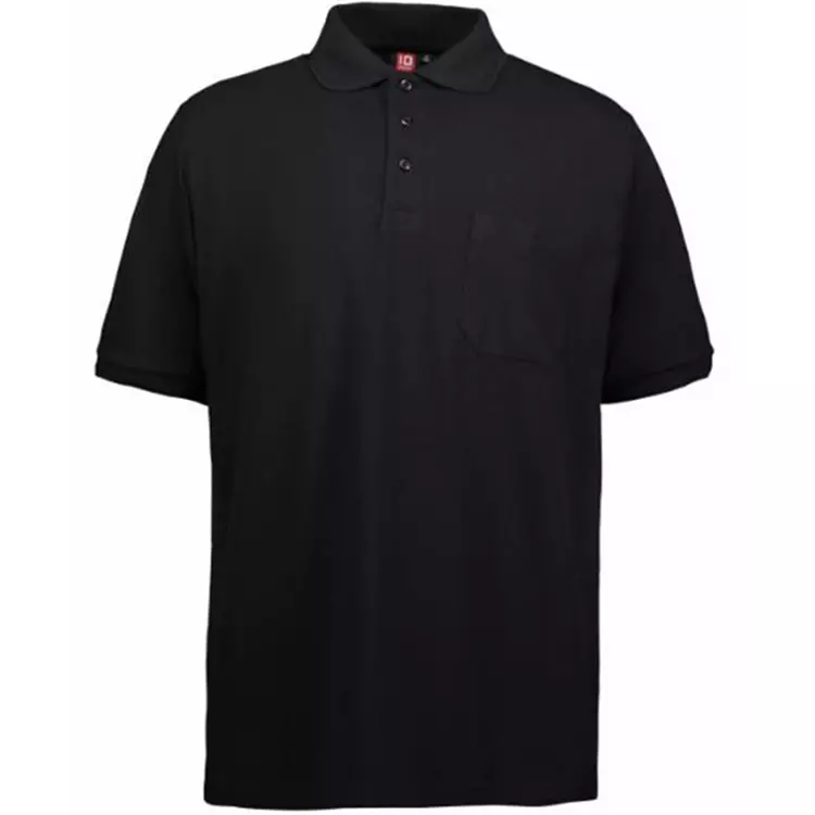 ID Identity ID Classic Poloshirt, Schwarz – Bild 6