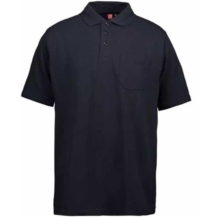 ID Identity ID Classic Poloshirt, Schwarz – Bild 3