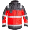 Engel Workwear Engel Shelljacke, Hi-vis rot/grau
