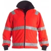 Engel Workwear Engel Fleecejacke, Hi-Vis Rot