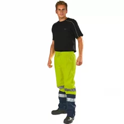 Ocean PU Comfort Stretch Regenhose, Hi-vis Orange