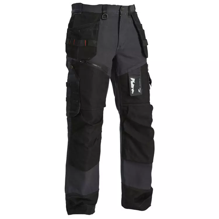 Blåkläder Handwerkerhose X1500, Leinen, Stahlgrau/Schwarz