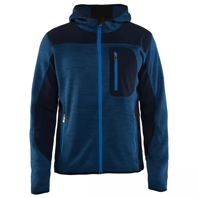 Blåkläder Gestrickte Softshelljacke X4930, Orange/Schwarz – Bild 9