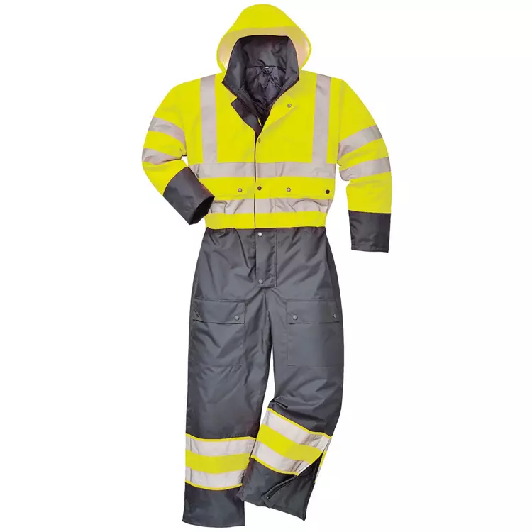 Portwest Winteroverall, Hi-vis Orange/Marine – Bild 3