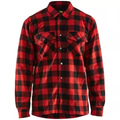 Blåkläder Flanellhemd, gefüttert, Dunkelgrau/Schwarz