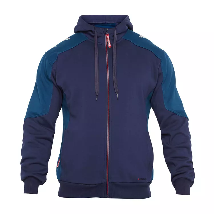 Engel Workwear Engel Galaxy Kapuzenpullover, Surfer Blue/Schwarz – Bild 5