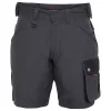 Engel Workwear Engel Galaxy Arbeitsshorts, Tomaten Rot/Anthrazitgrau