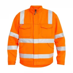 Engel Workwear Engel Arbeitsjacke, Hi-vis orange/Grau