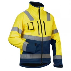 Blåkläder Softshelljacke, Hi-vis Orange/Marine